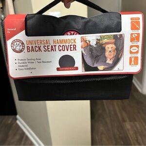 Universal Hammock Back Seat Cover - Black